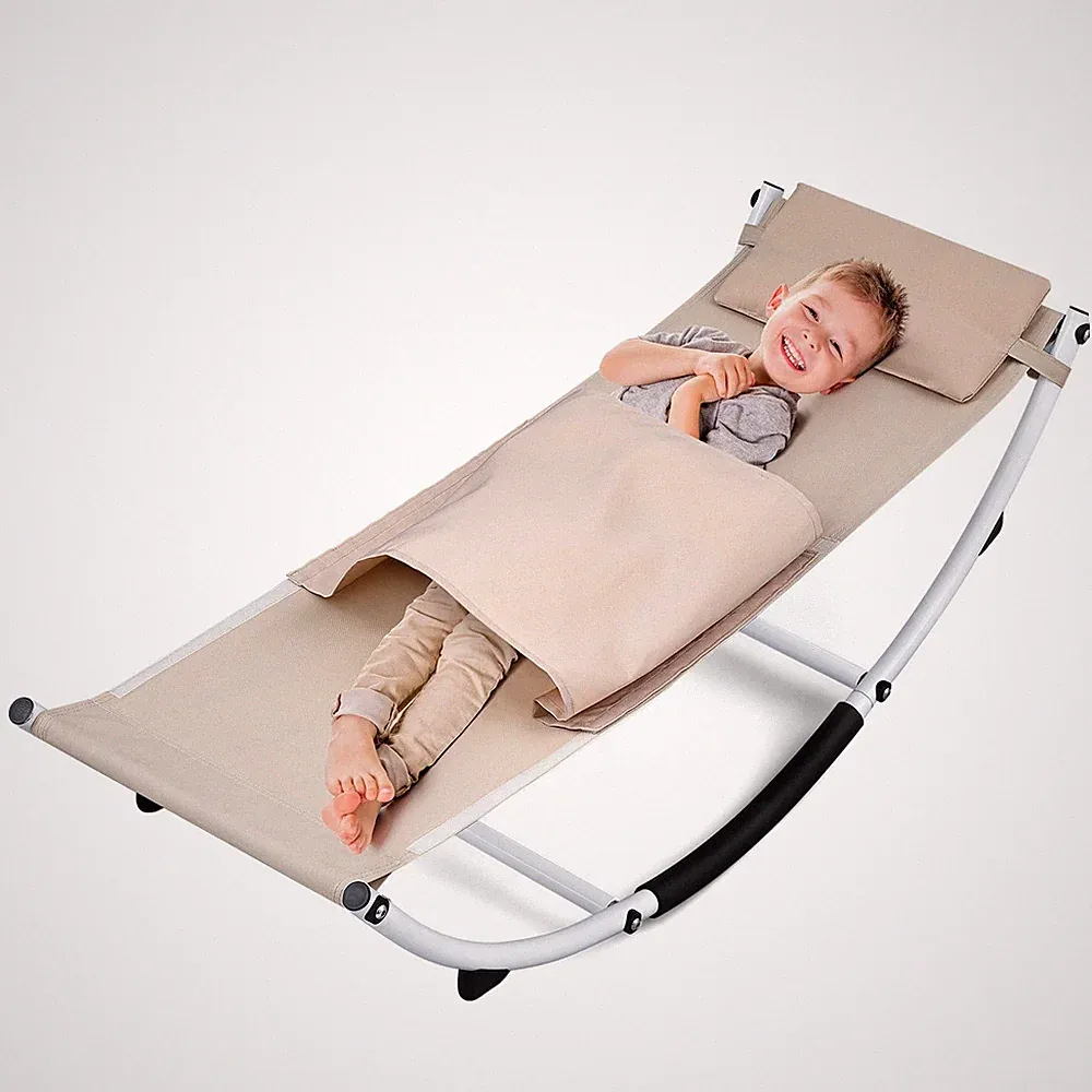 Kids Sensory Rocking Chair Sensory Rocker with Pillow and Blanket Outdoor Ind...
